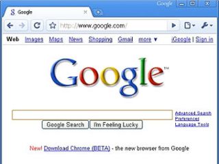 �������� ����� ������ �������� Google Chrome